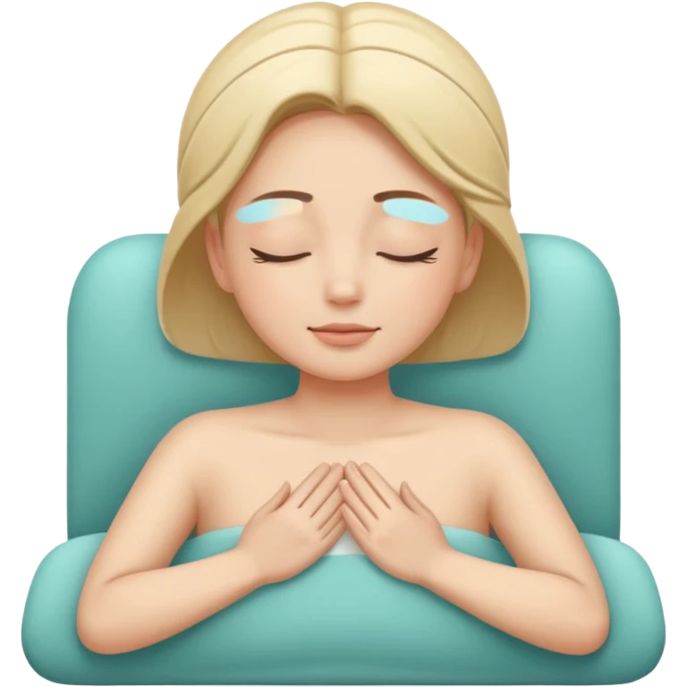 Harmony and relax massage emoji