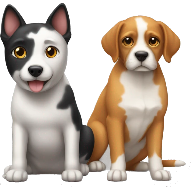 cat and dog emoji