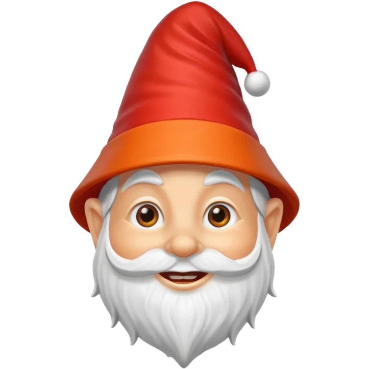 garden ornamental gnome orange emoji