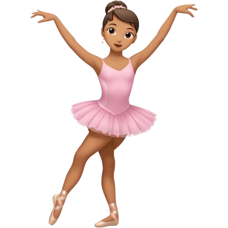 Ballerina (arabesque), street dancer. emoji
