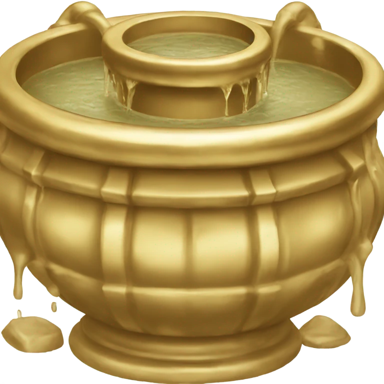 antique gold fountain emoji