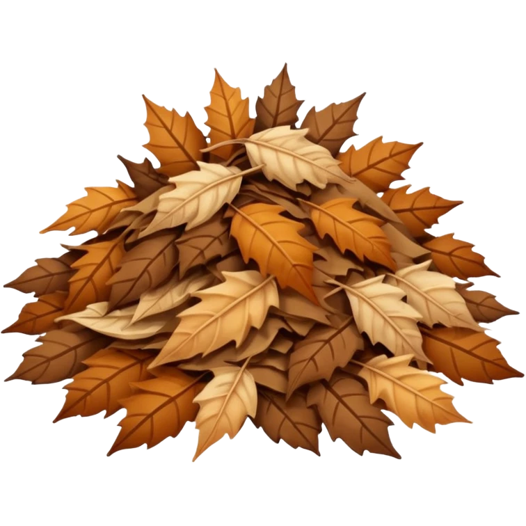 create dryleaf emojis with different moods emoji