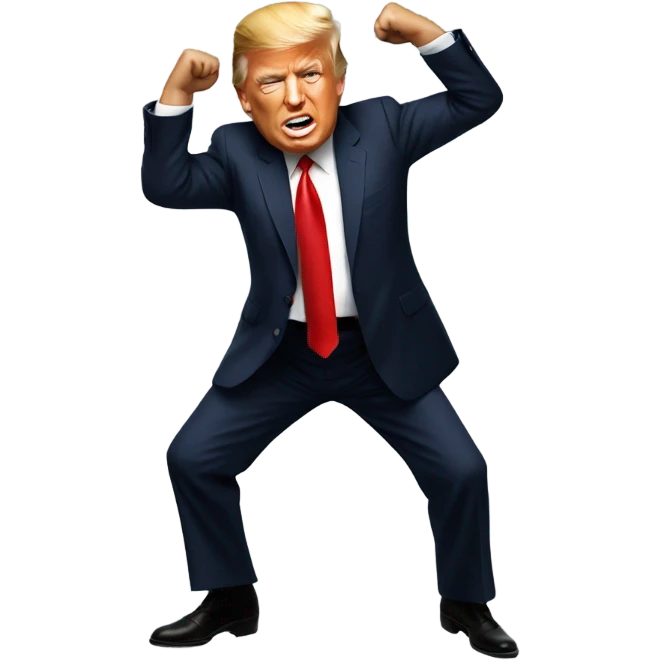 Trump dancing emoji