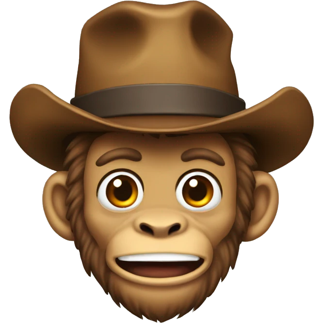monkey cowbow emoji