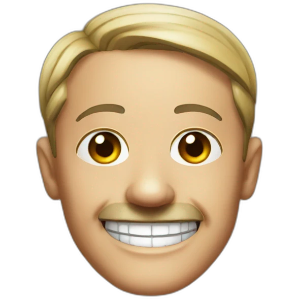 Hitler smiling emoji