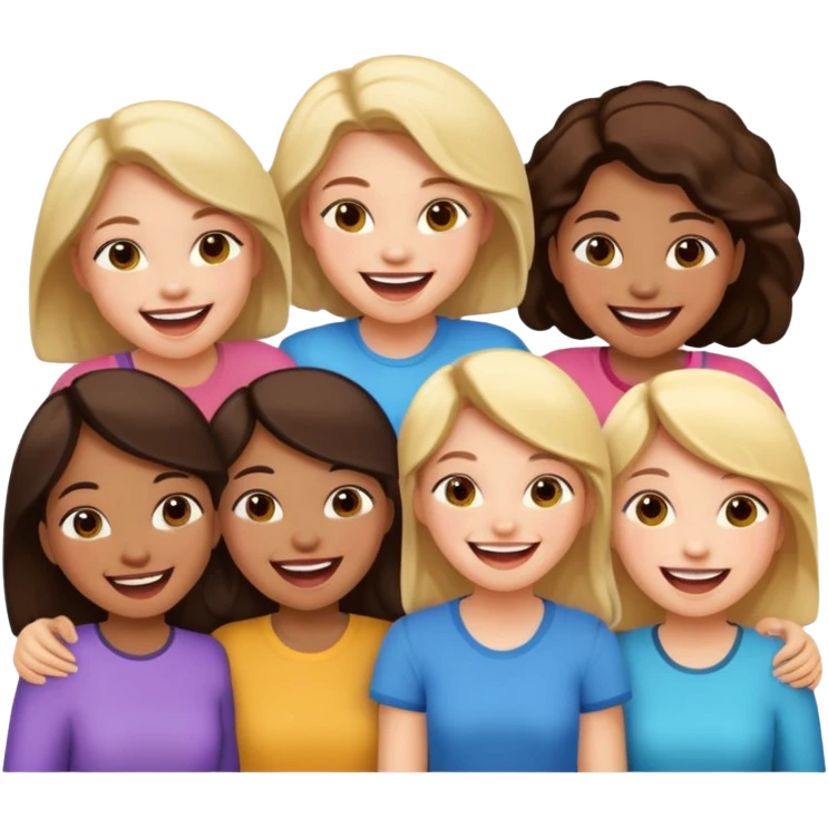5 girls emoji