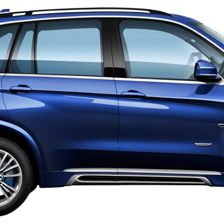 bmw x5 side profile dark blue emoji