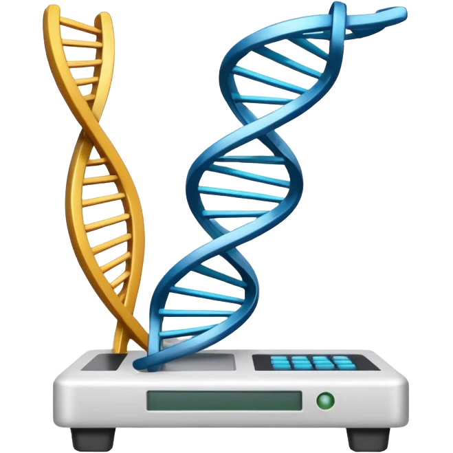 Sequenzierung der DNA emoji