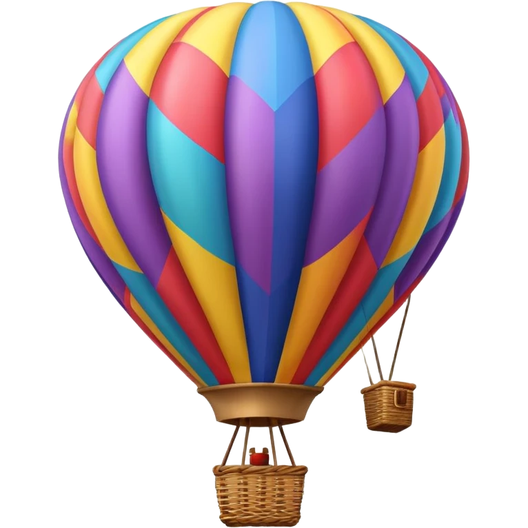 Hot balloon emoji