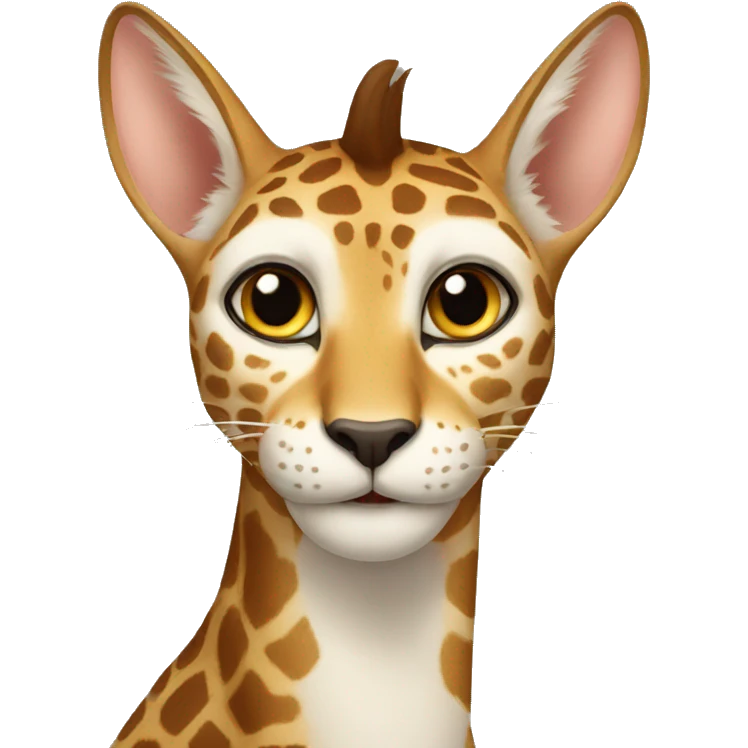 Gato jirafa emoji