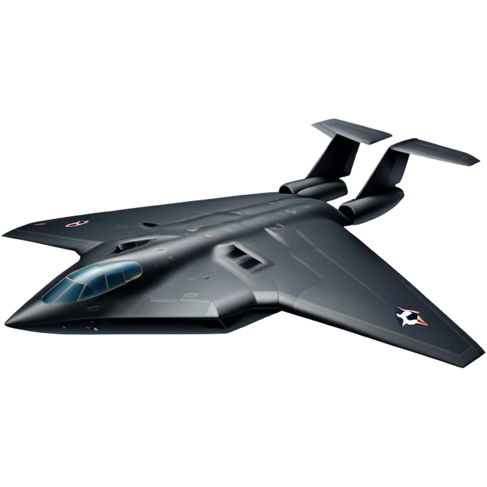 B-2 Spirit bomber - Northrop B-2 (Model Year: 2021) (Iconic colour: Stealth black) emoji