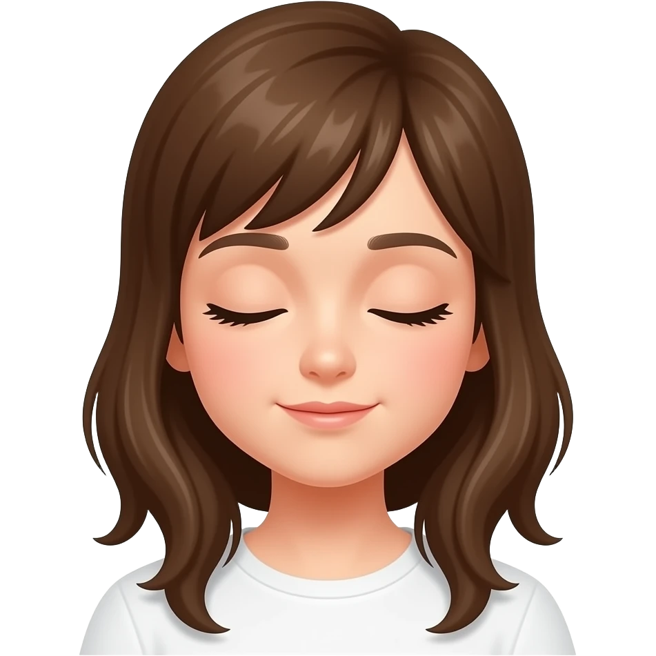 sleepy girl emoji