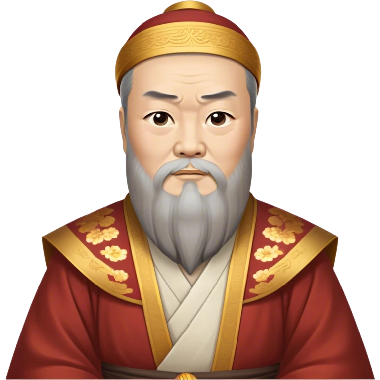 Cinematic Realistic Confucius Portrait Emoji, depicted as a wise ancient philosopher in traditional robes with a serene, contemplative expression, rendered with soft timeless textures and harmonious natural lighting that captures his enduring wisdom. emoji