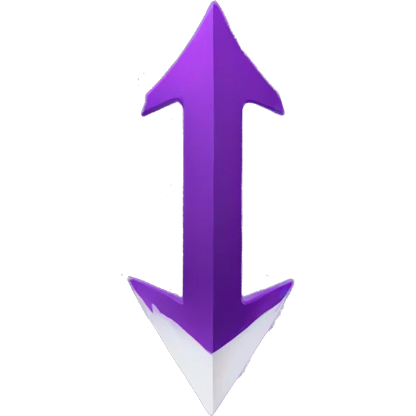 purple arrow emoji