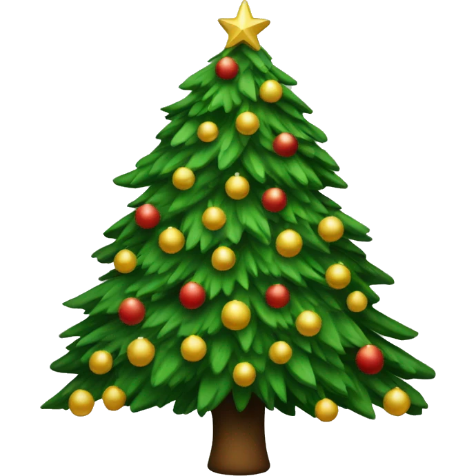 Christmas tree emoji