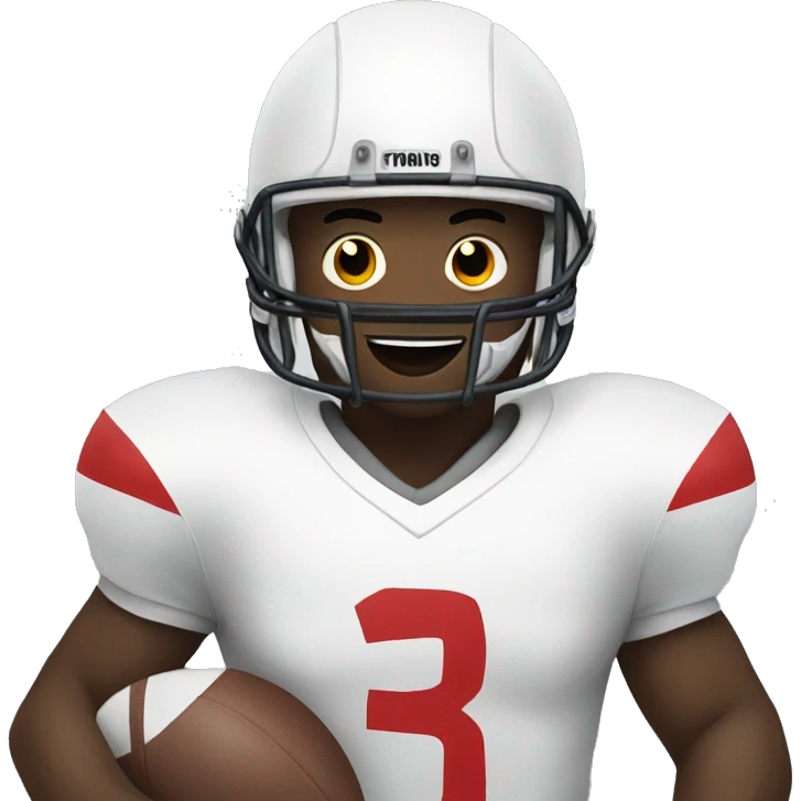 A man playing football  emoji