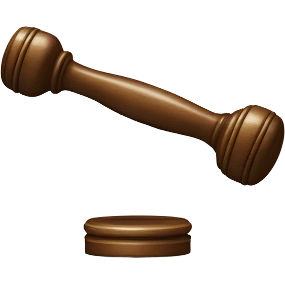 Cloud gavel emoji