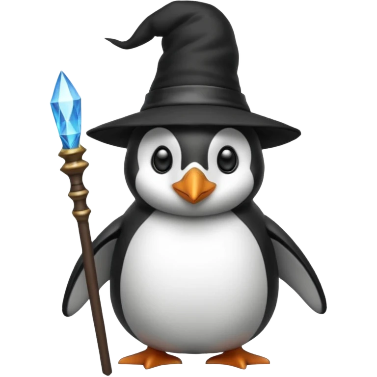 Penguin Wizard emoji