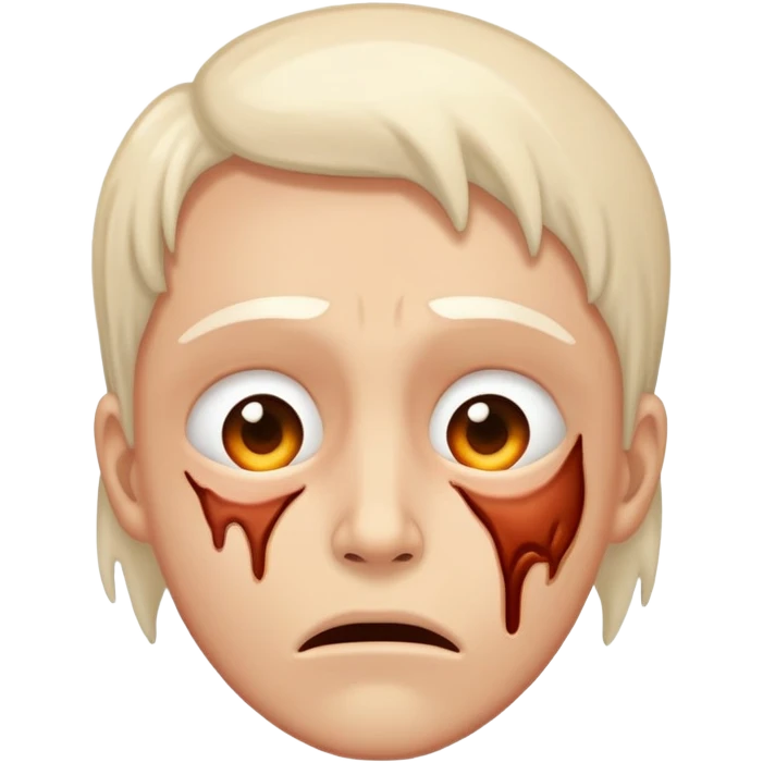 dramatic dying face with exaggerated expression emoji