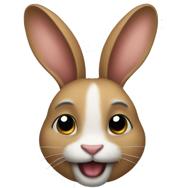 rabbit drawing emoji
