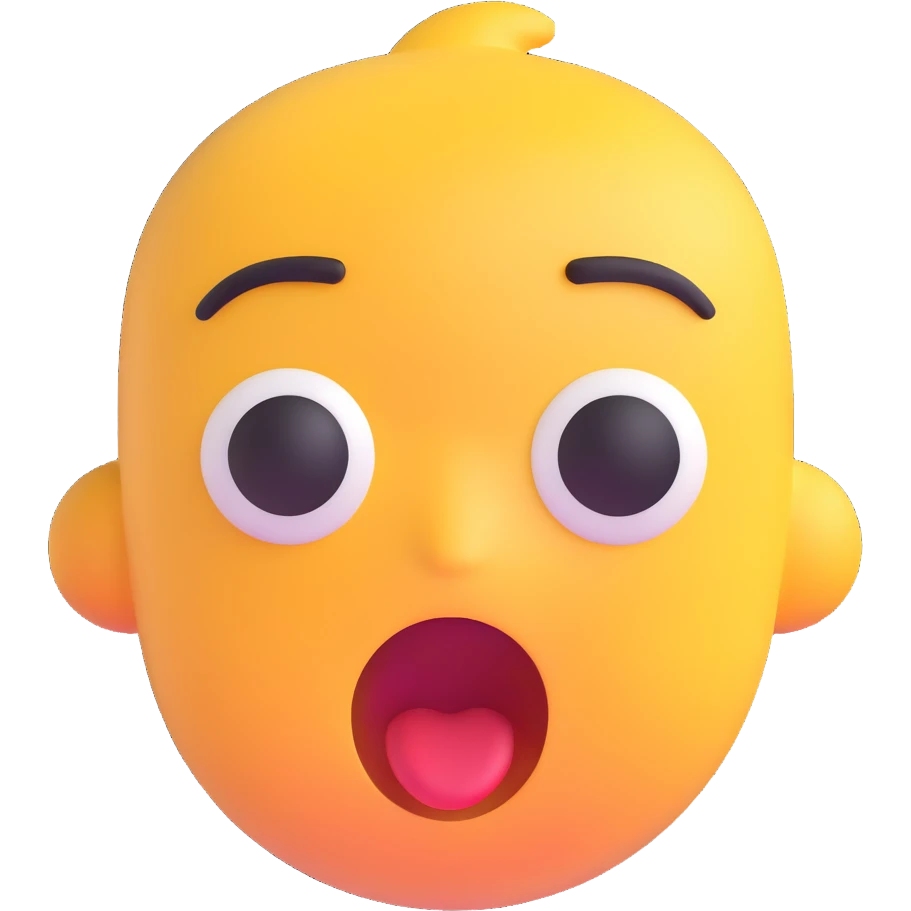 surprised face emoji emoji
