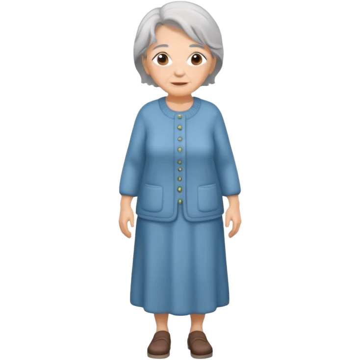 old woman full body emoji