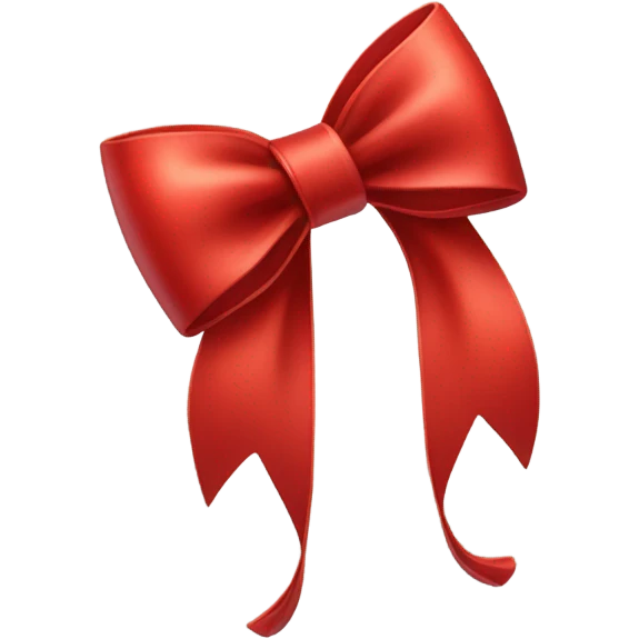 red bow emoji