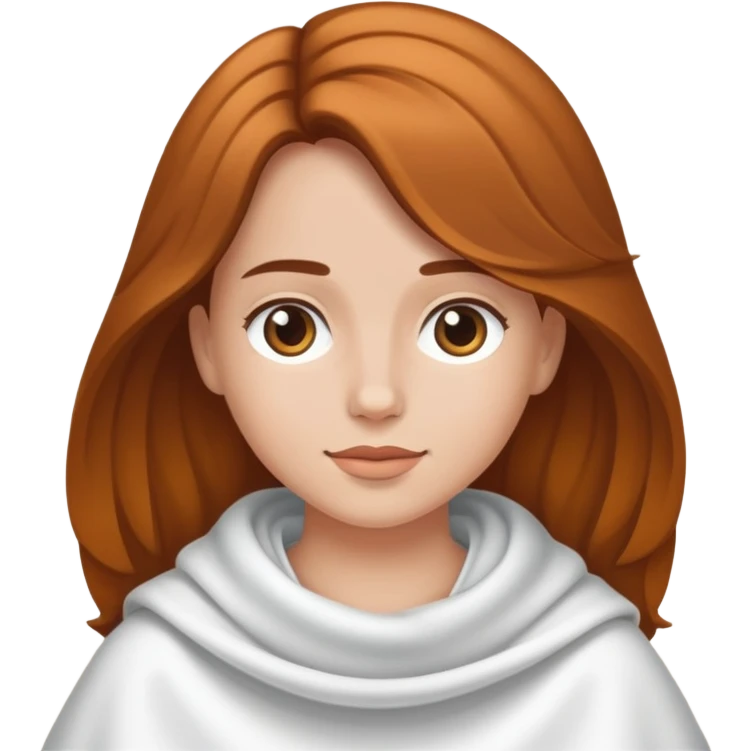 Een meisje die geen voor rand heeft emoji
