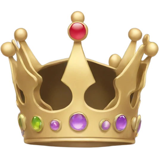 Queen crown no face  emoji