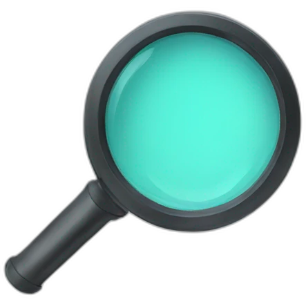 magnifier emoji