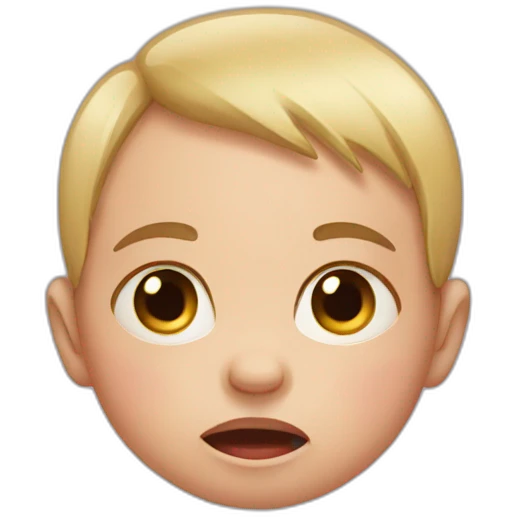 Baby crying emoji