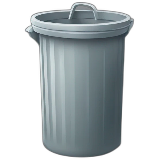 Trashcan emoji