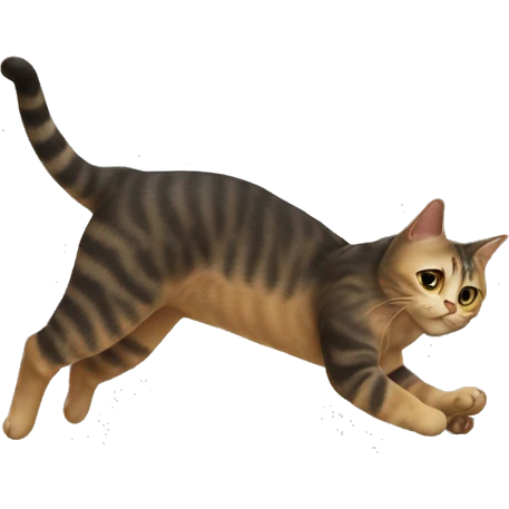 Cat doing a cartwheel  emoji