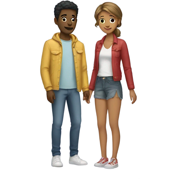 exchanging clothes emoji