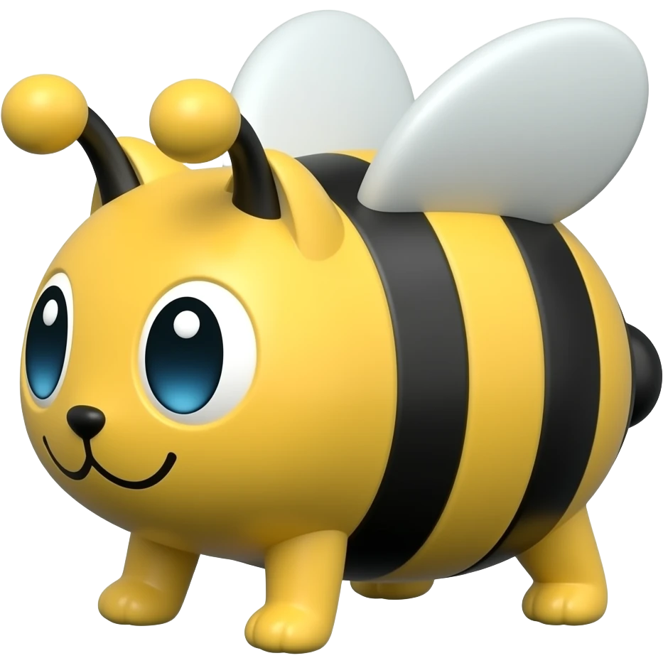 Plastic cat bee toy poppy playtime emoji