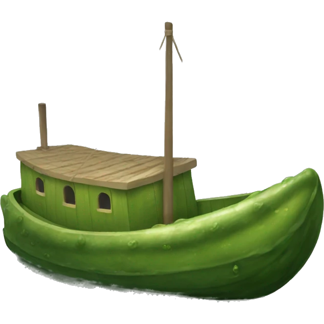 Pickle boat emoji