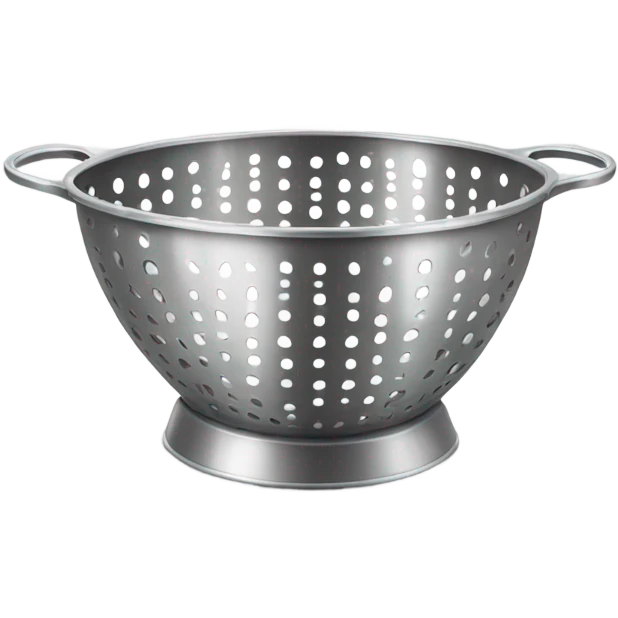empty colander emoji