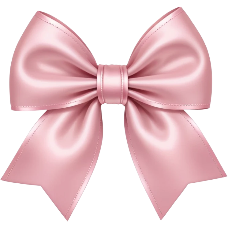 light pink bow emoji