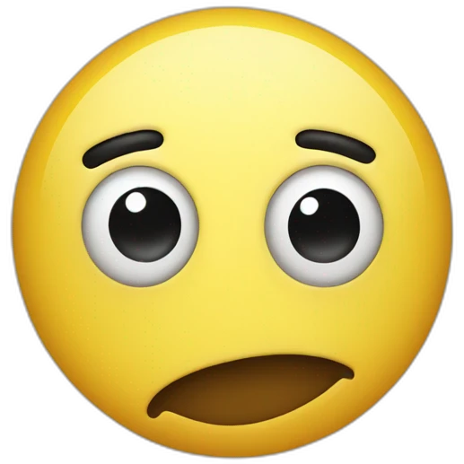 tense smiley face emoji