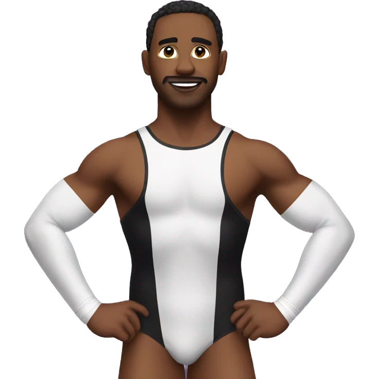 Wrestler in a leotard emoji