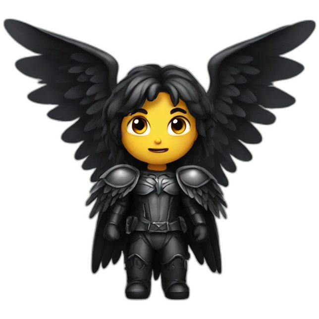 Dark angel emoji