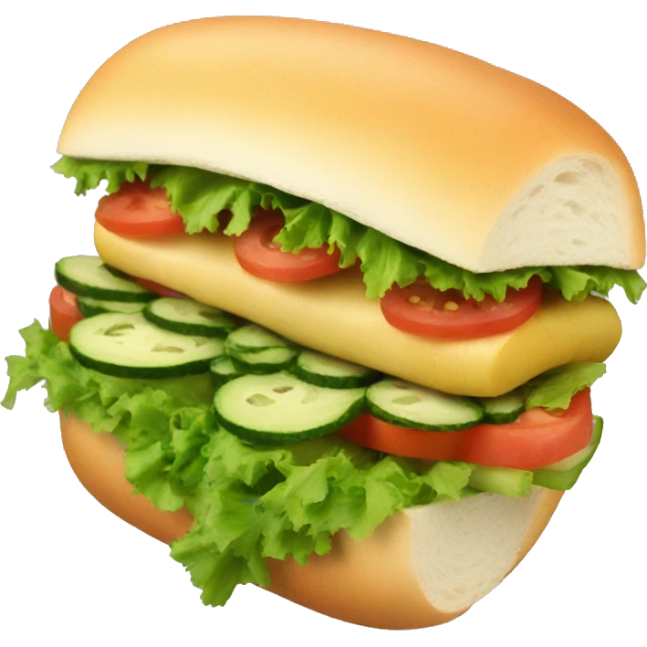 Veggie sub emoji