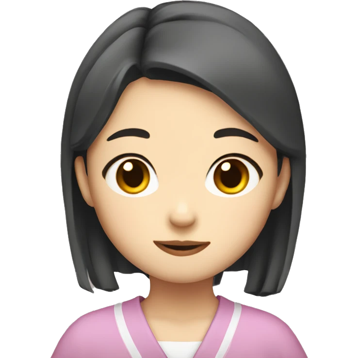 a cute Japanese animation female/girl character  emoji
