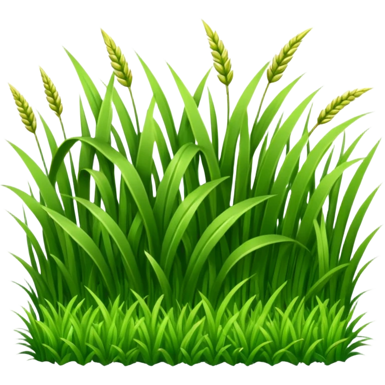  flat grass emoji