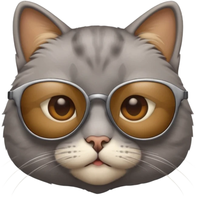 Cat wearing sunglasses emoji