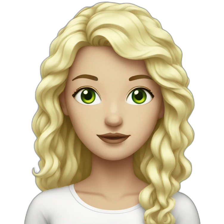 white-women-greeneyes emoji