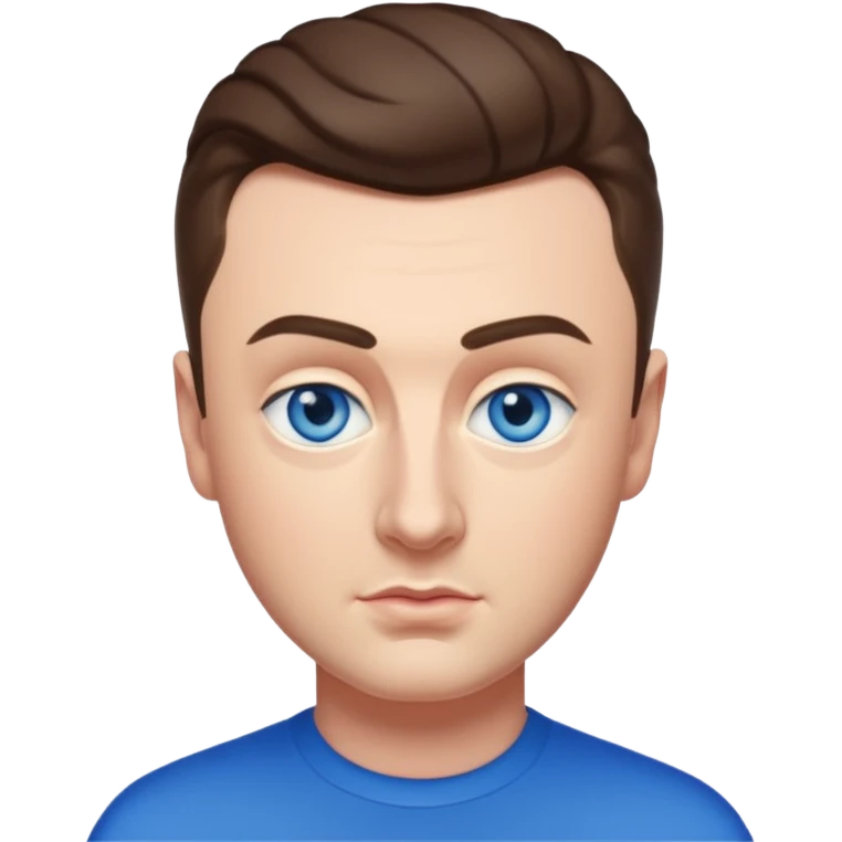 Sam Smith with blue eyes emoji