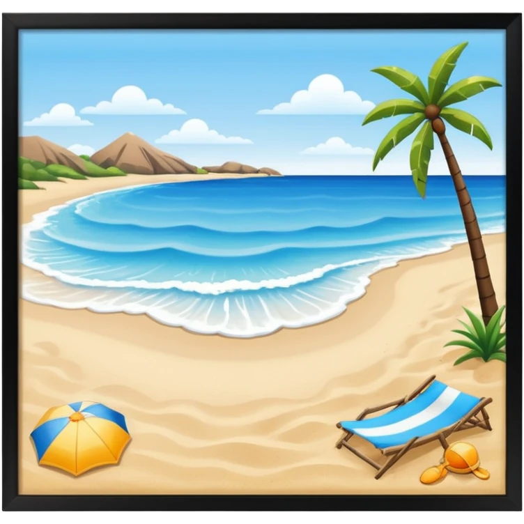 Beach emoji