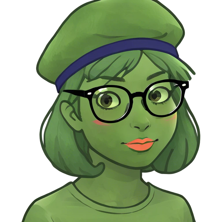 Ugly little teen girl  emoji