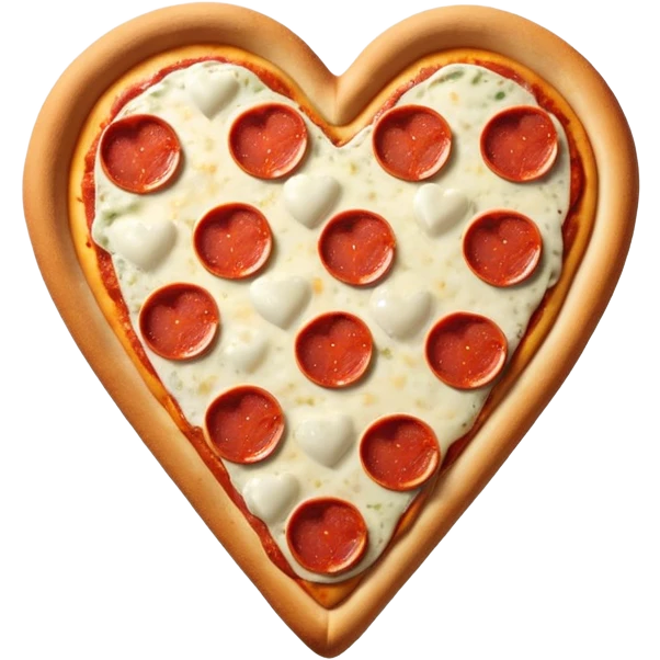 A loving pizza  emoji